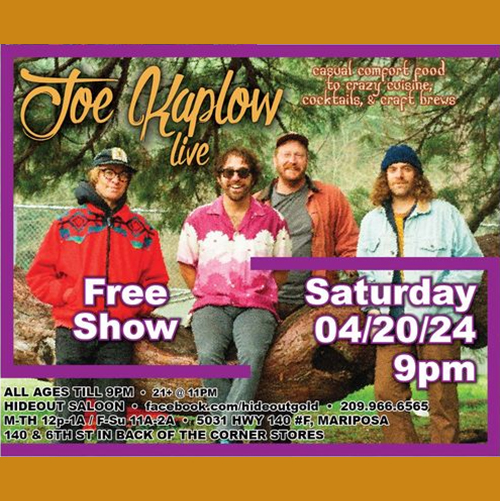 Joe Kaplow Live Hideout Saloon
